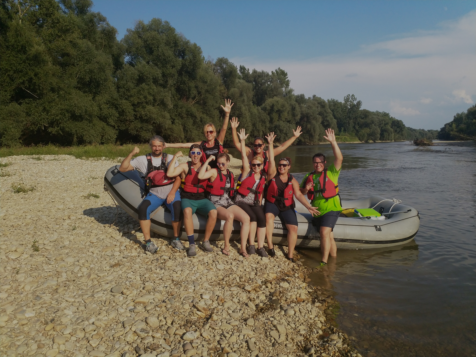 Rafting od Sladkega Vrha do Črncev